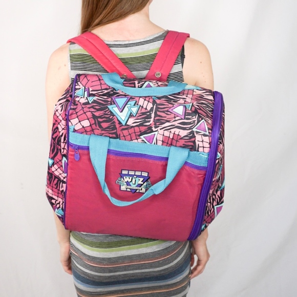 Vintage Bags Vintage Wiz Personal Locker Pink 8s Backpack Poshmark